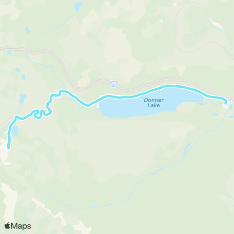 TART Sugar Bowl Donner Summit Shuttle map