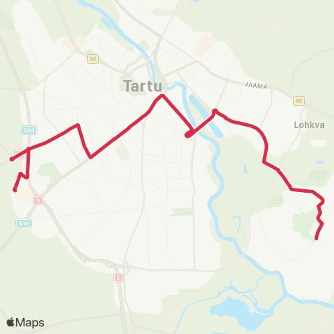 GoBus AS Lõunakeskus - Kasteheina map