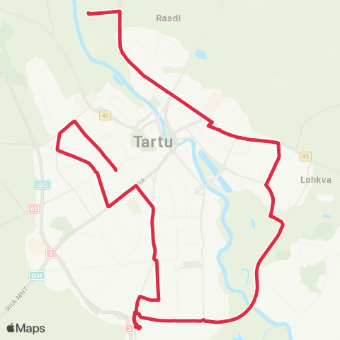 GoBus AS Kvissentali-Annelinn Ringtee-Rdt. Jaam map