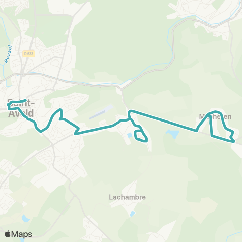 Transavold Macheren Lavoir - Gare Routière map