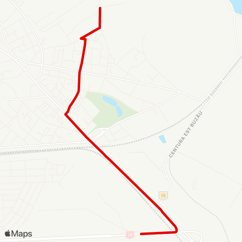 Trans Bus Buzău Apcarom 2 - Z. Industriala - Confex map