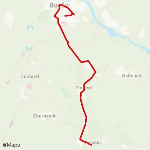 Trans Bus Buzău Gara Tohaneni - Dragaica - Smeeni Sălcioara map