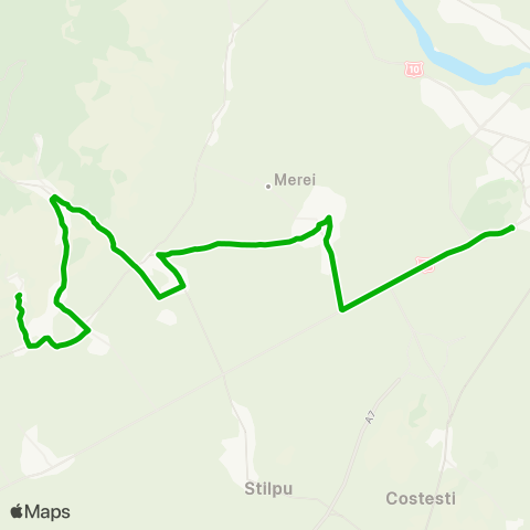 Trans Bus Buzău C.I.T. Buzau - Merei - Ograzi - Nenciulesti map