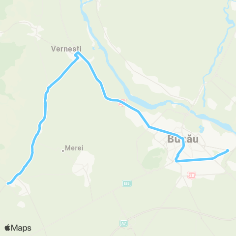 Trans Bus Buzău Horticolei - Ciobanoaia map