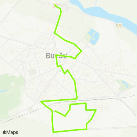 Trans Bus Buzău Centrul Schengen - Gara Tohaneni - Dedeman map