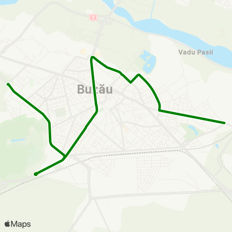 Trans Bus Buzău Horticolei - CIT - Micro14 map