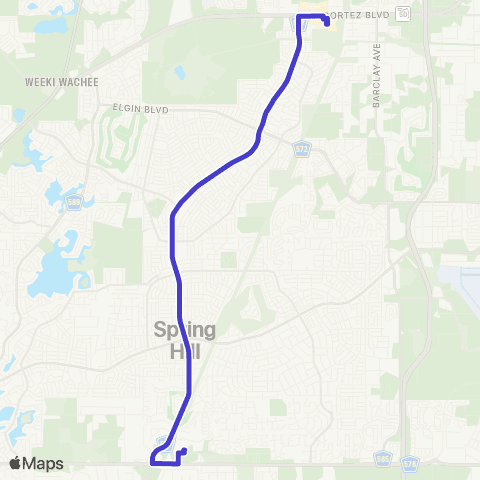TheBus Blue map