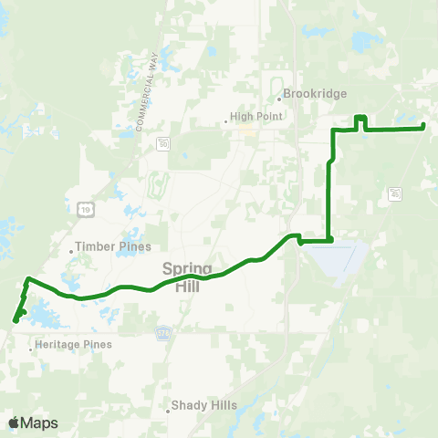 TheBus Green map
