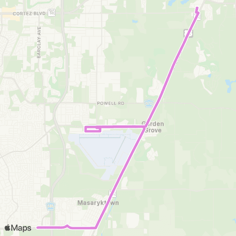 TheBus Route 7 map