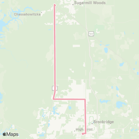 TheBus Route 11 map