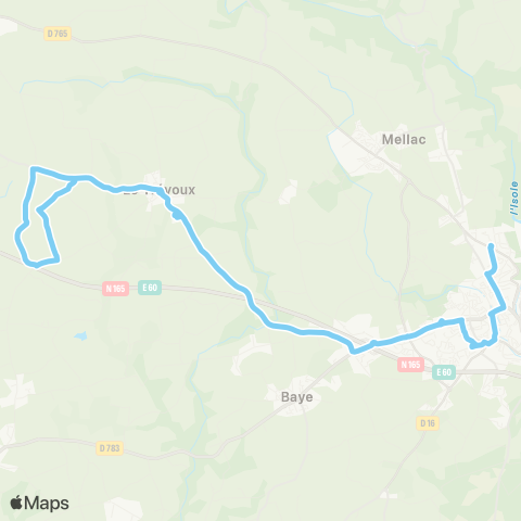 TBK Le Trévoux - Quimperlé map