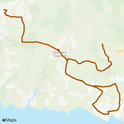 TBK Clohars - Collège Moëlan (Ex M9) map