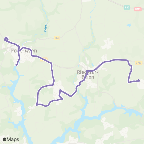 TBK Riec - Collèges Pont-Aven (Ex Pa3) map