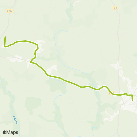 TBK Rosporden / École Diwan Bannalec (Ex D2) map