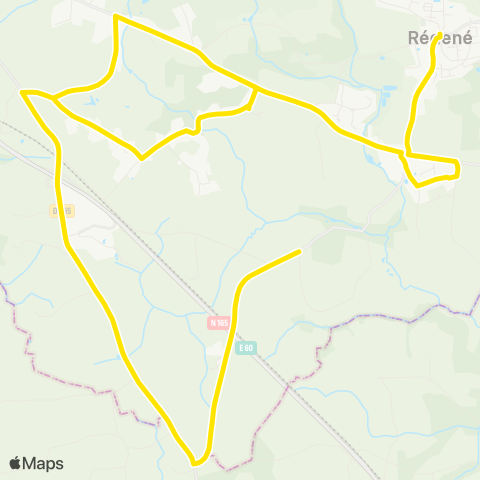 TBK Écoles Rédéné (Ex R1) map