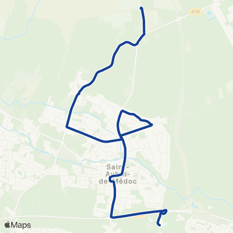 TBM - Lignes ScoDi Scodi S10 map