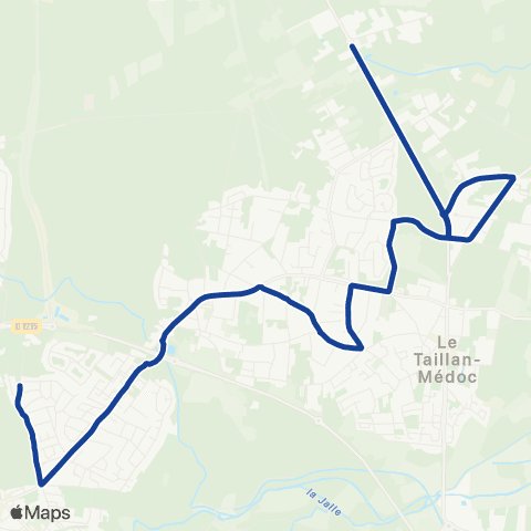 TBM - Lignes ScoDi Scodi S22 map