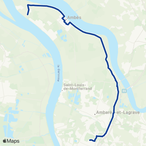 TBM - Lignes ScoDi Scodi S26 map