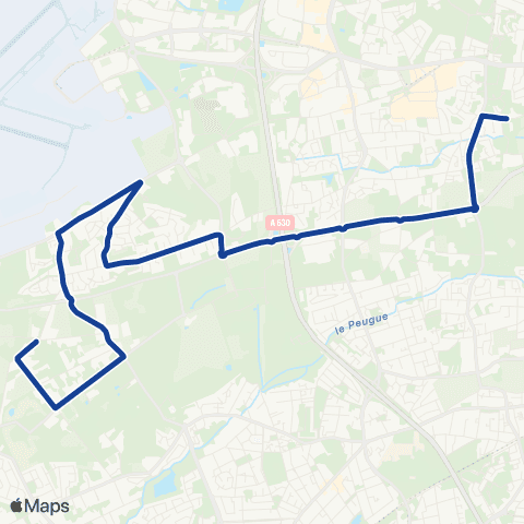 TBM - Lignes ScoDi Scodi S35 map