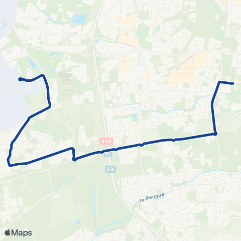 TBM - Lignes ScoDi Scodi S36 map