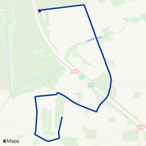 TBM - Lignes ScoDi Scodi S46 map