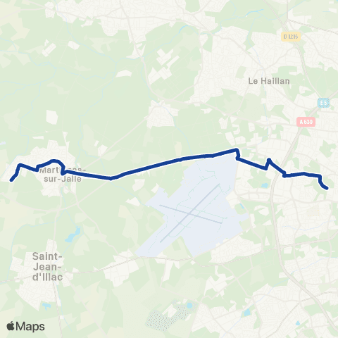 TBM - Lignes ScoDi Scodi S53 map