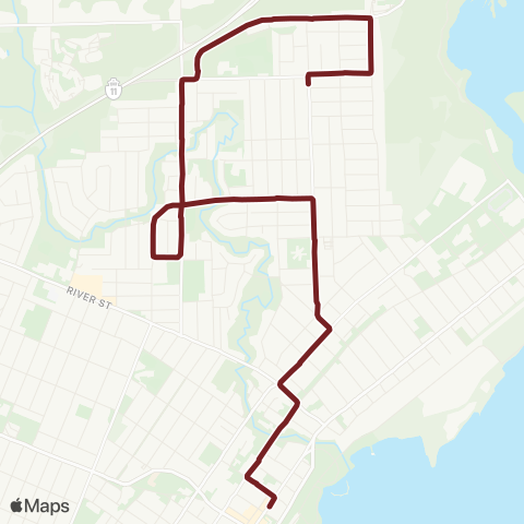 Thunder Bay Transit Hudson map