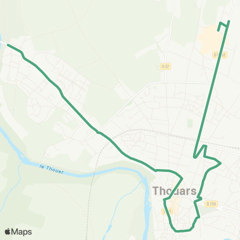 T'Bus Vrines - Les Motels map