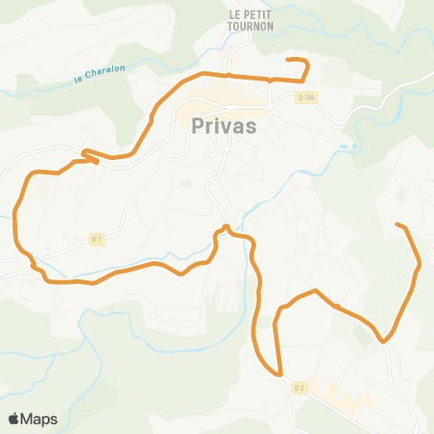 T'Cap - Réseau scolaire Privas-Privas Collège Bernard de Ventadour map