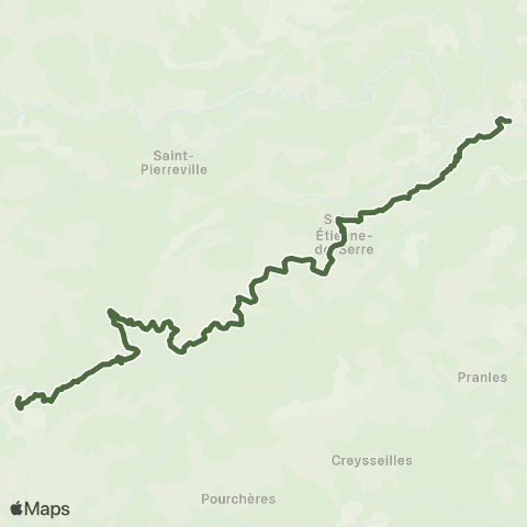 T'Cap - Réseau scolaire St Julien du Gua-Issamoulenc-St Étienne de Serre-St Sauveur de Montagut Collège de l'Eyrieux map