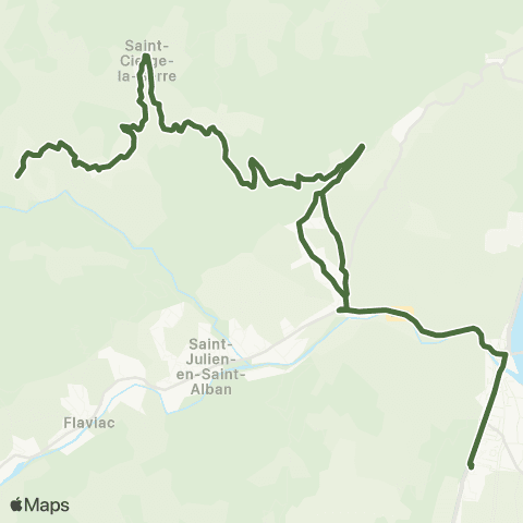 T'Cap - Réseau scolaire St Cierge la Serre-Rompon-le Pouzin Collège Alex Mézenc map