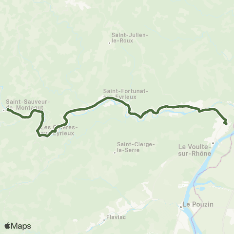 T'Cap - Réseau scolaire St Sauveur de Montagut-les Ollières-Dunière-St Fortunat-la Voulte Collège les Trois Vallées map