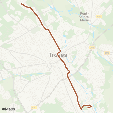 TCAT St Julien Ganne - la Chapelle Boisselier map