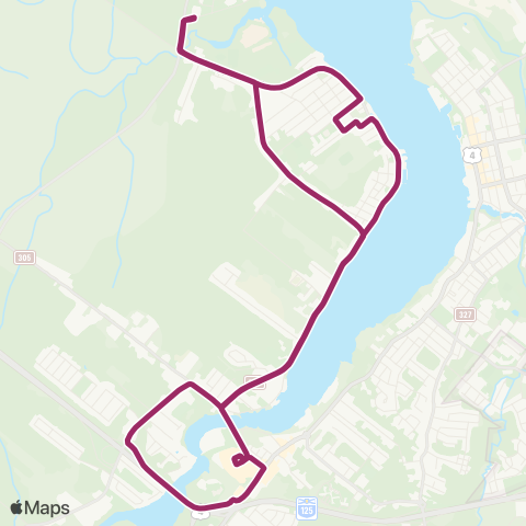 Transit Cape Breton Westmount map