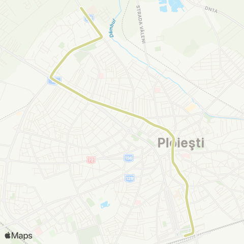 TCE Ploiești Sp. Judetean - Gara Sud PTTR map