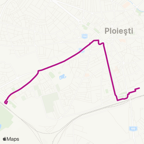 TCE Ploiești Gara de Vest - Pleiades map