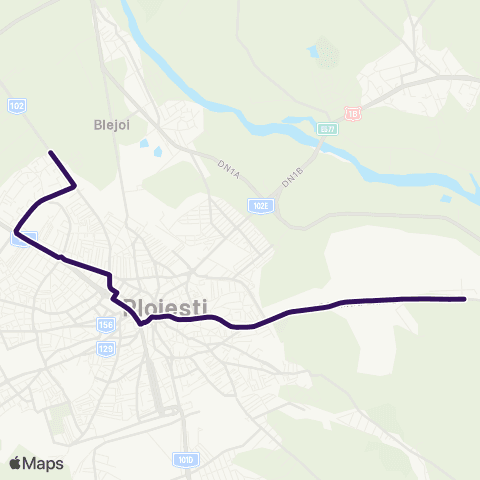TCE Ploiești Sp. Judetean - UZTEL map