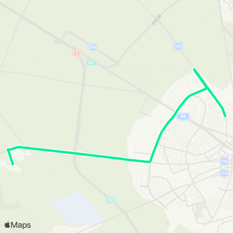 TCE Ploiești Radu Afumati II - YAZAKI map