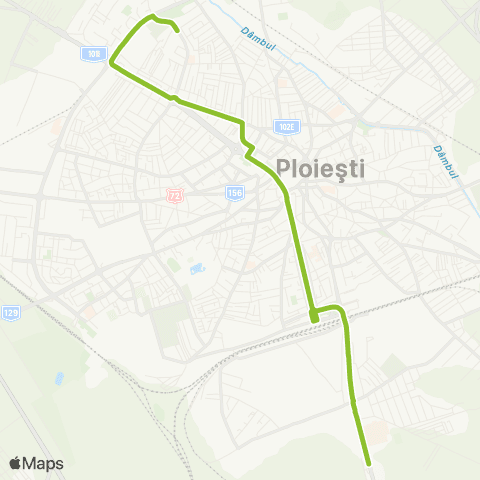 TCE Ploiești Bl Republicii - Hipodrom map