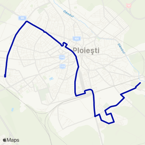 TCE Ploiești Hale Cat. - Protan map