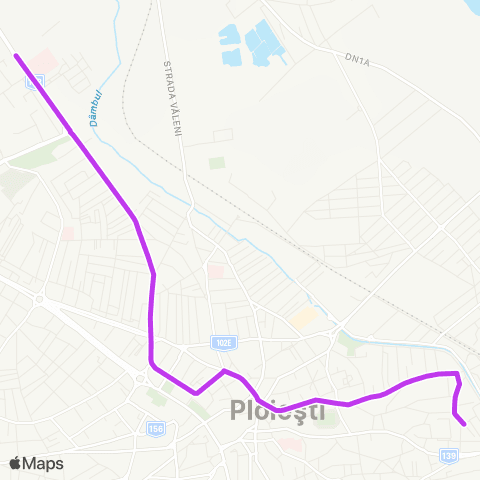 TCE Ploiești Sp. Judetean - Mihai Bravu II map