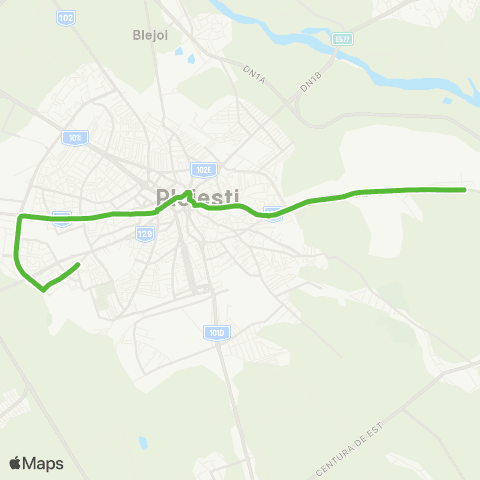 TCE Ploiești Domnisori - UZTEL map