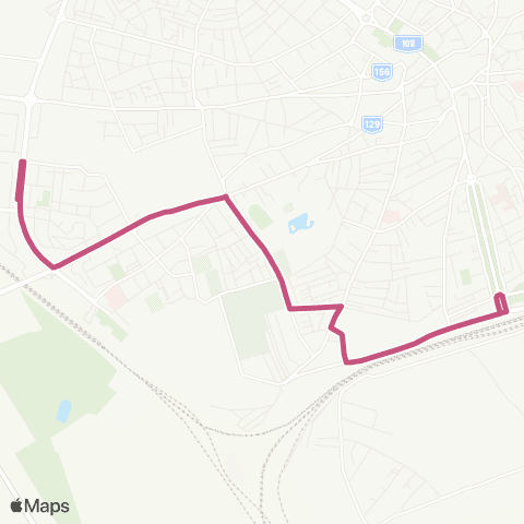 TCE Ploiești Bl 39 - Gara Sud map
