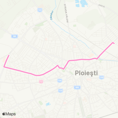TCE Ploiești Malu Rosu - ATLAS map