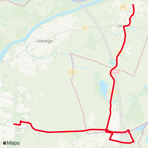 TCL Meyzieu ZI - Jons Hameau de Bianne map