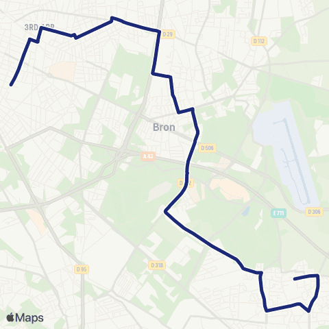 TCL Scolaires Établissements scolaires de Lyon 3ème & 8ème map