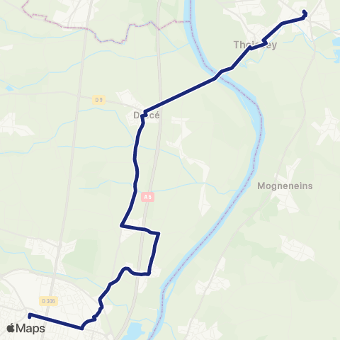 TCL Scolaires Belleville - Saint-Didier-sur-Chalaronne map