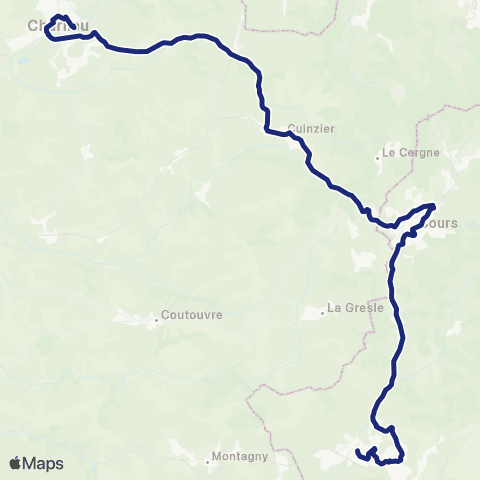 TCL Scolaires Bureau Buchet - Lycée Michel Servet map