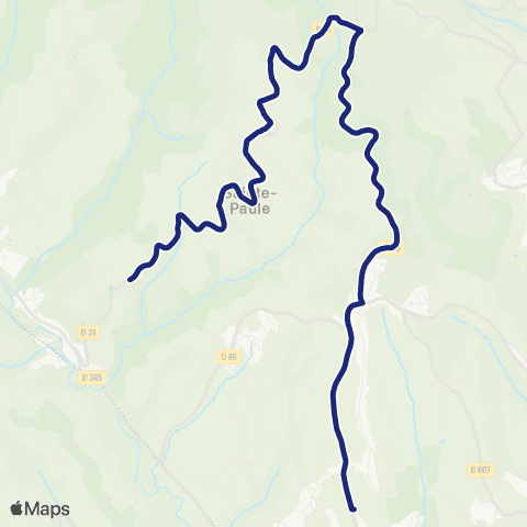 TCL Scolaires Ternand - Val d'Oingt map