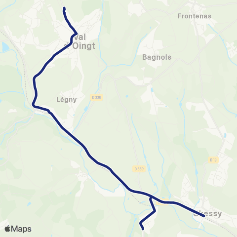 TCL Scolaires Le Breuil - Val-d'Oingt map